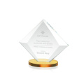 Fengshi 2021 Cheap Wholesale K9 Blank Crystal Trophy Awards Custom 3D Laser Engrving Crystal Glass Trophies for Business Gift